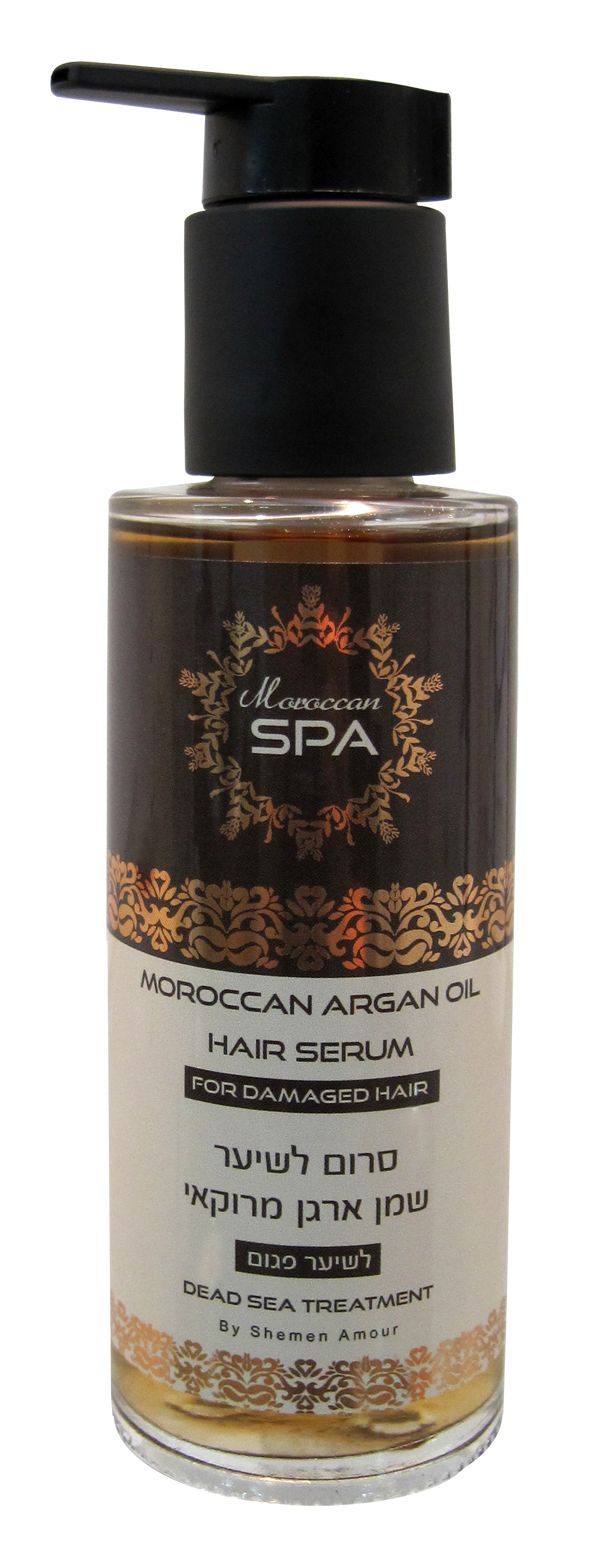 Argan Oil Hair Serum For Damaged Hair Moroccan Spa > Restores hair